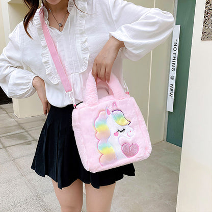 Cloud Corn Unicorn Handbag - Pink