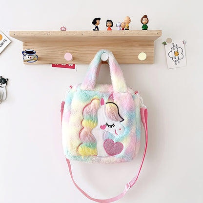 Cloud Corn Unicorn Handbag - Light Purple