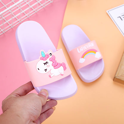 Supercorn Unicorn Flip Flops - Pink