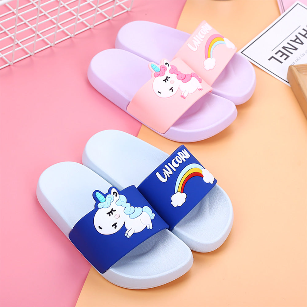 Supercorn Unicorn Flip Flops - Blue