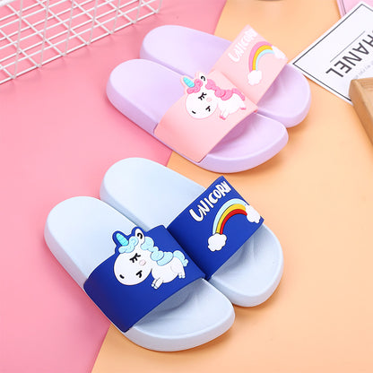 Supercorn Unicorn Flip Flops - Blue