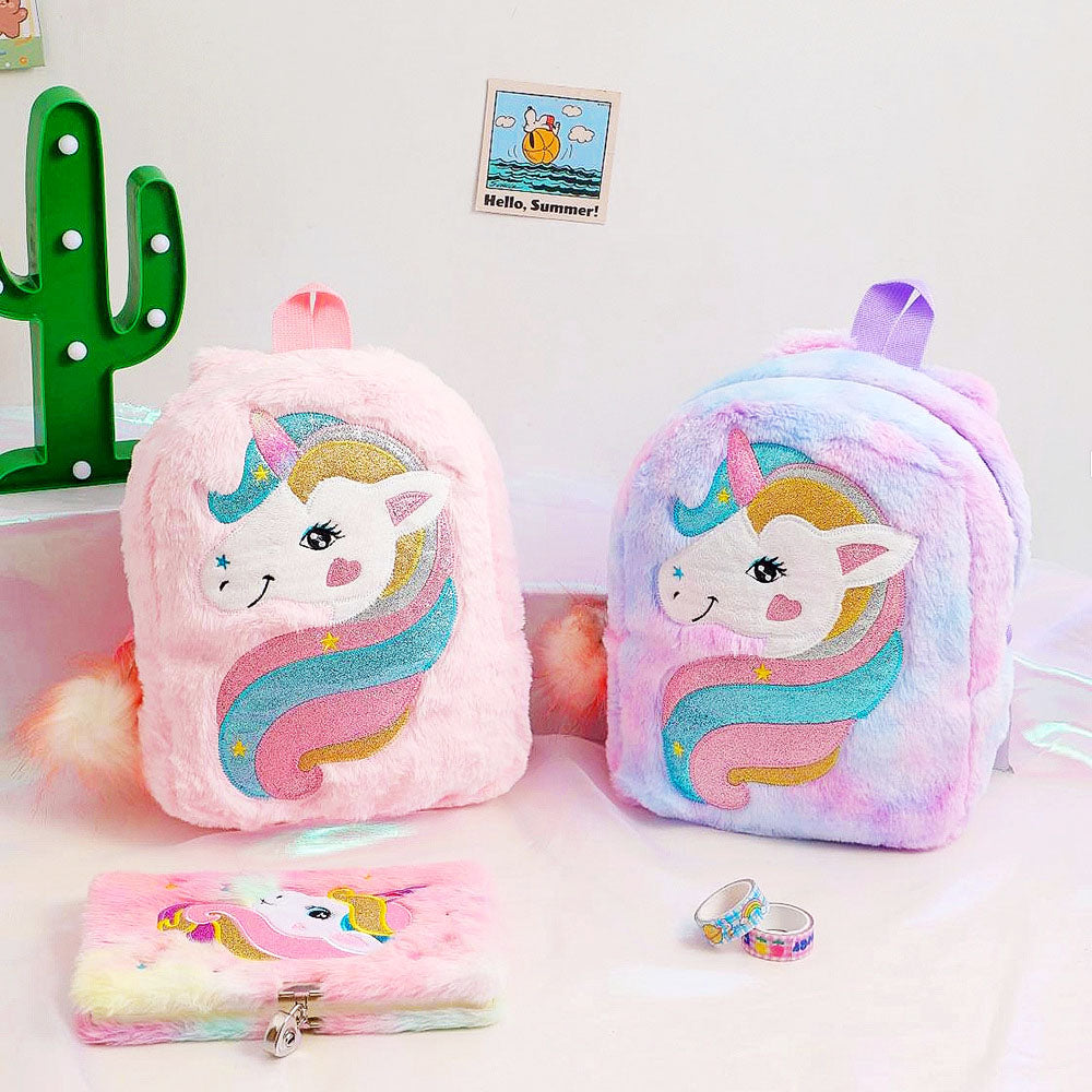 Casual Corn Unicorn Backpack - Multi