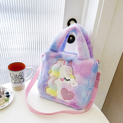 Cloud Corn Unicorn Handbag - Purple