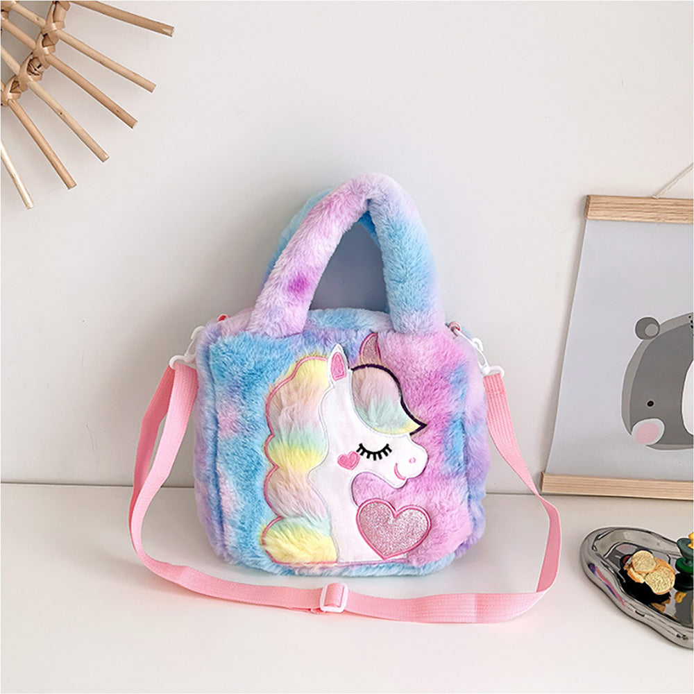 Cloud Corn Unicorn Handbag - Purple