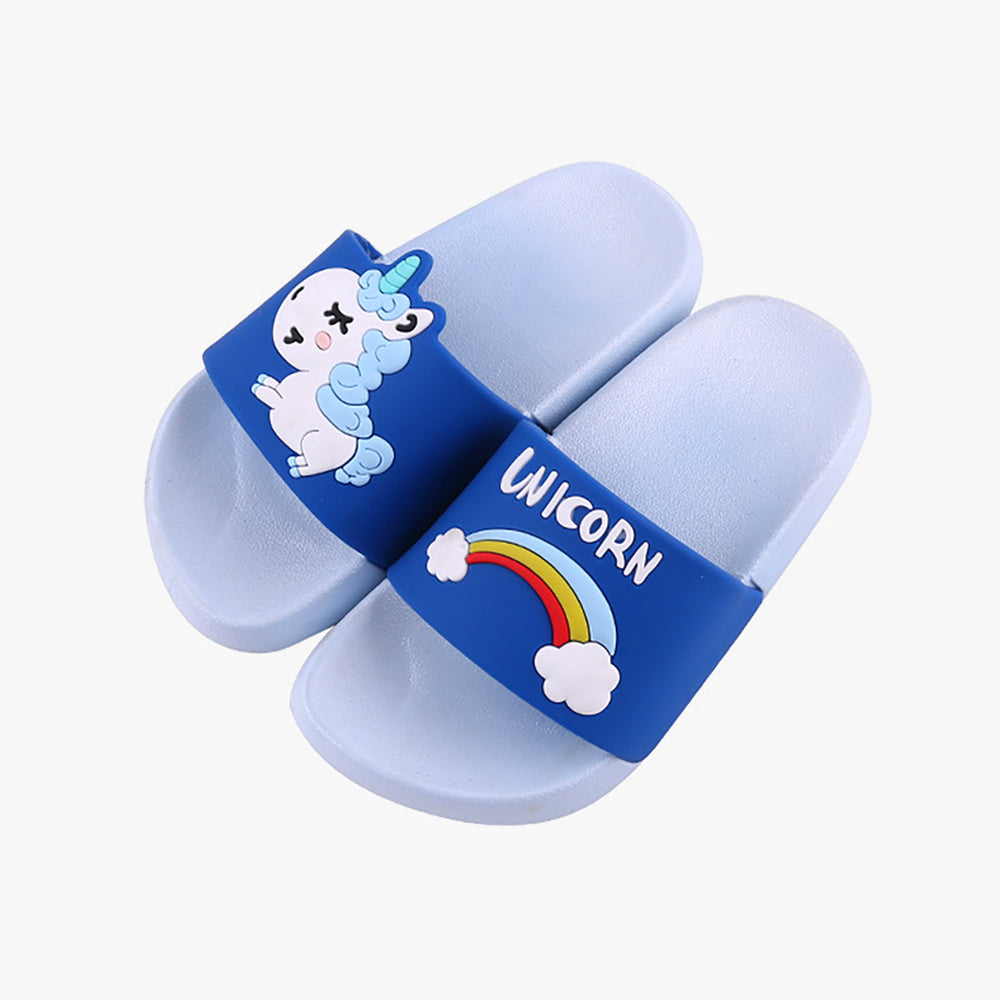 Supercorn Unicorn Flip Flops - Blue