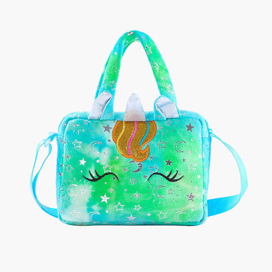 Softy Unicorn Satchel - Green