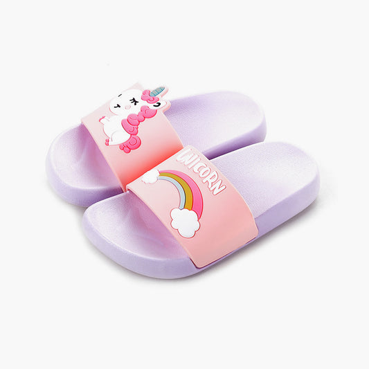 Pink Supercorn Unicorn Flip Flops