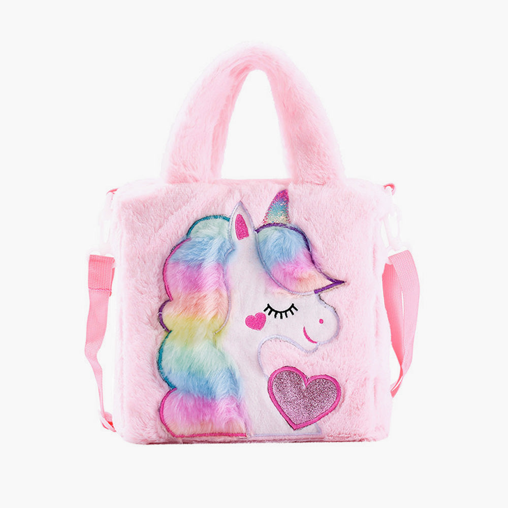 Cloud Corn Unicorn Handbag Pink