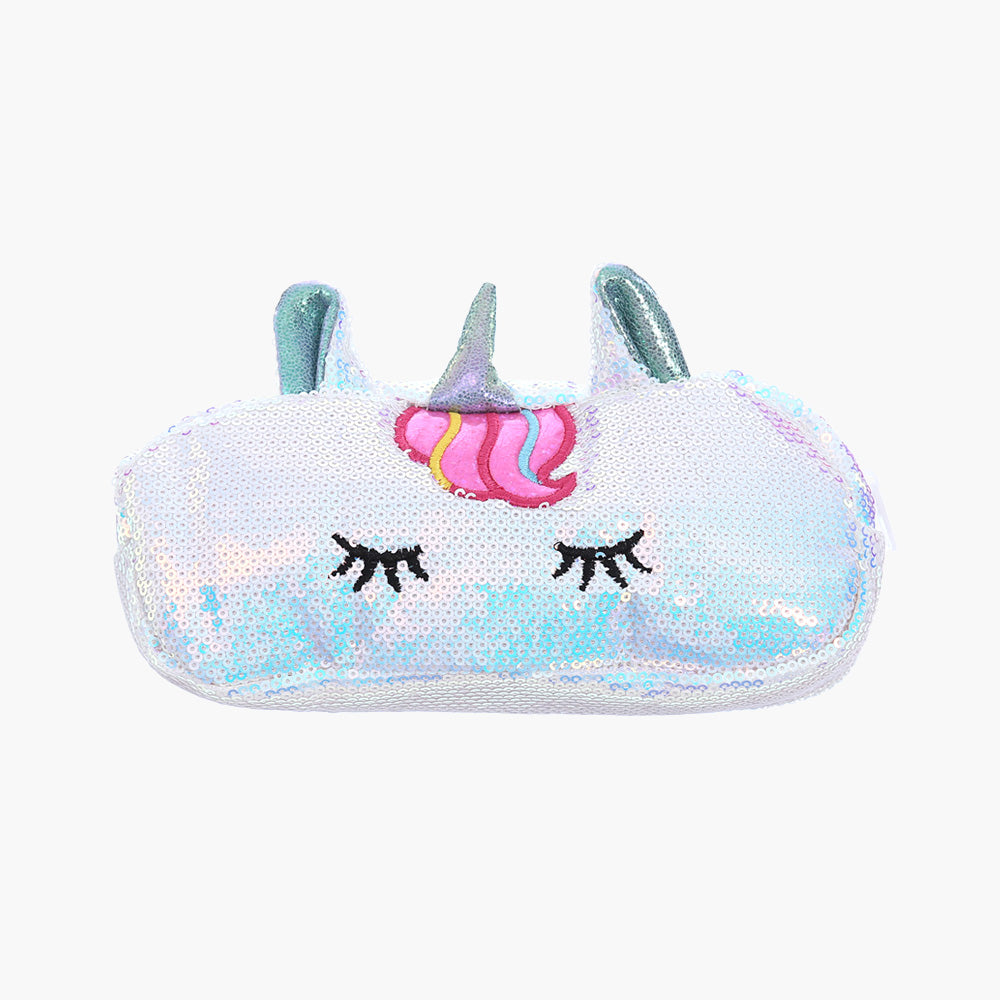 Dazzle Unicorn Pencil Case - White