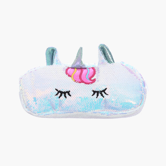 Dazzle Unicorn Pencil Case - White