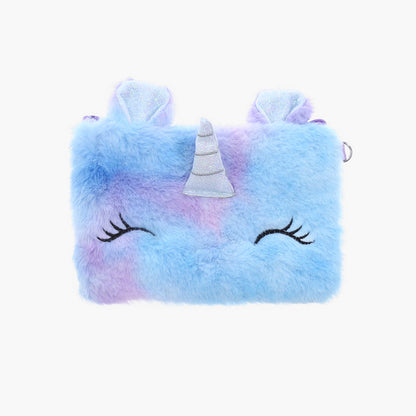 Blue Cloudsoft Unicorn Purse